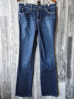 Wrangler Q-Baby Mid Rise Boot Cut Ultimate Riding Denim Jeans Size 9/10X36